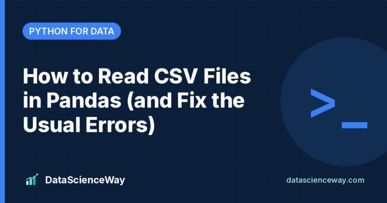 How to Read CSV Files in Pandas (and Fix the Usual Errors)